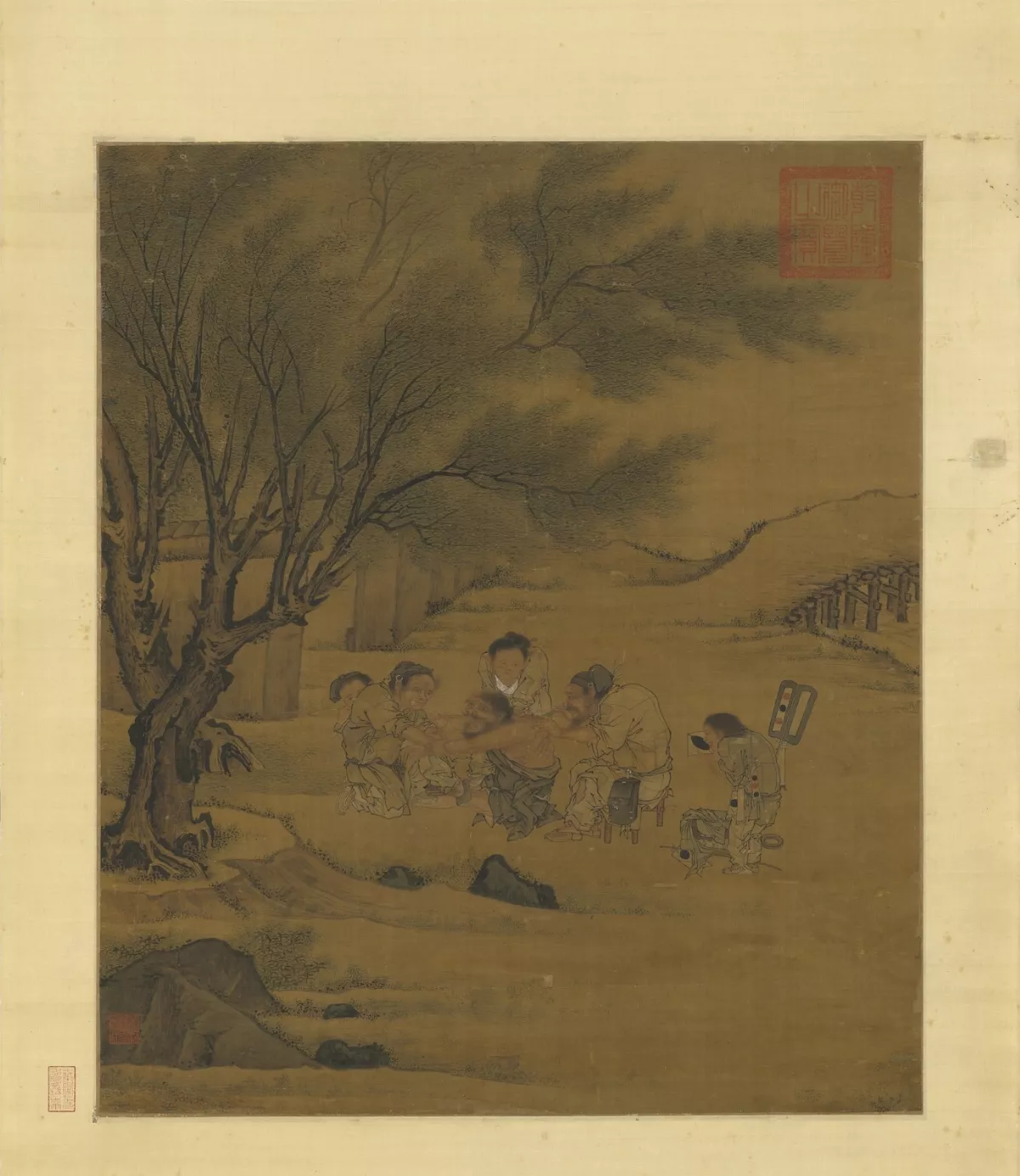 故宮「國寶聚焦」第二季　南宋風俗畫傑作〈炙艾圖〉登場　　